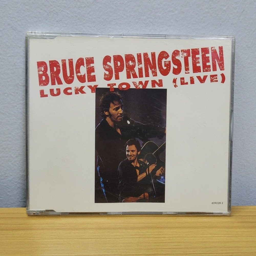 Bruce Springsteen Lucky Town‎ Live UK Import 3 CD Maxi 1993 Columbia Records